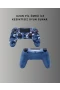Kablosuz Şarj Destekli Ergonomik Oyun Kolu Dokunmatik Panel ve Titreşim Özellikli