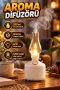 Vintage LED Işıklı Aroma Difüzörü – 280 ml, 1200 mAh USB Şarjlı