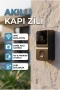 WiFi Akıllı Kapı Zili 85° Geniş Açılı Kameralı Android iOS Uyumlu Kablosuz Güvenlik Sistemi