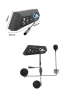 BT22 Intercom Kask Kulaklığı 5.0 Bluetooth Motosiklet Kulaklığı