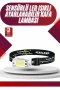 Sensörlü Şarjlı LED Kafa Lambası 6 LED Güçlü Işık Kamp ve Outdoor Feneri