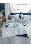 Cotton Box Maritime Complete Set Tek Kişilik Star Lacivert