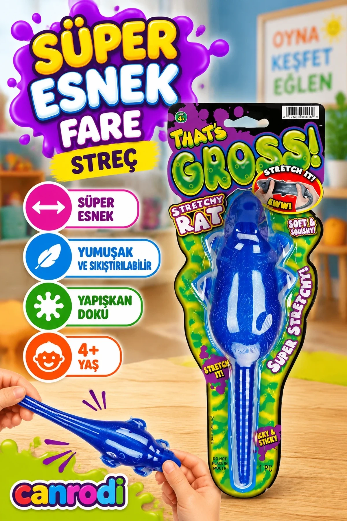 0053 Süper Esnek Fare -Streç