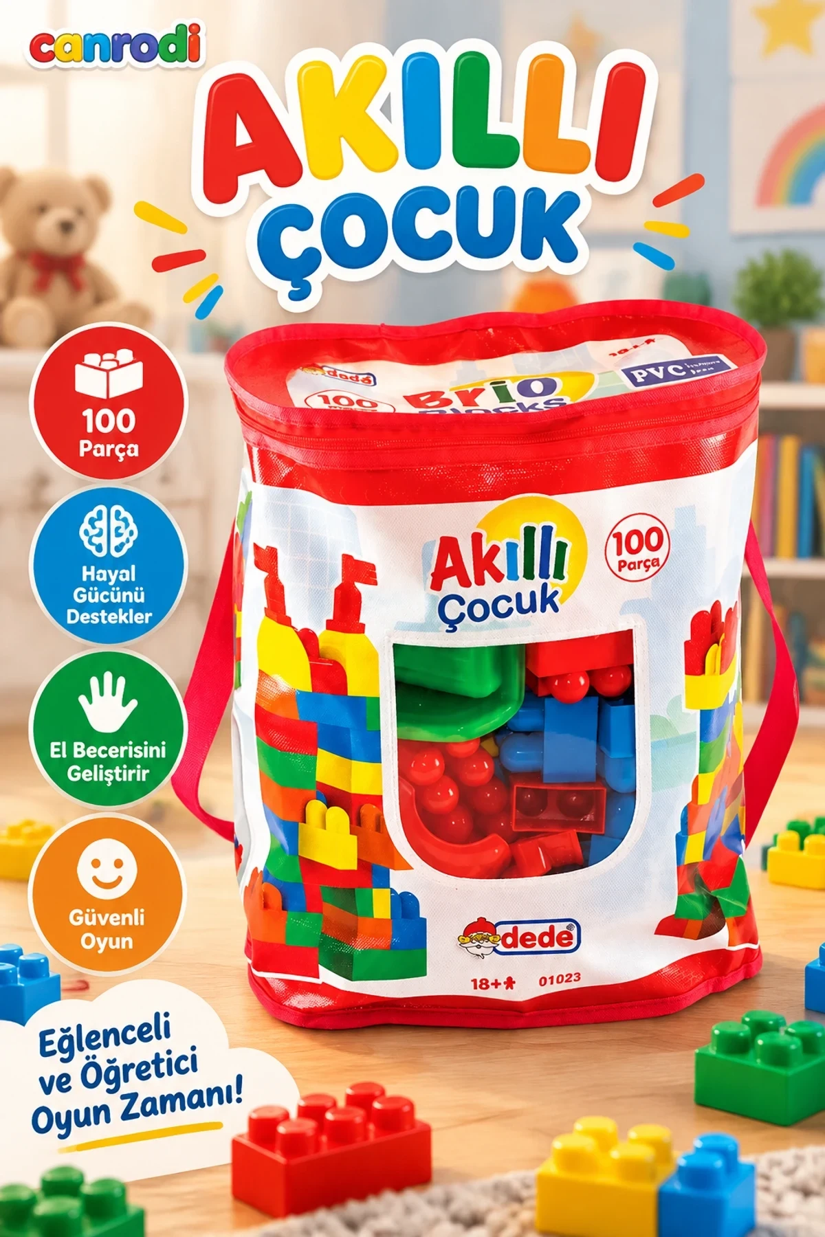 01023 AKILLI ÇOCUK 100 PCS