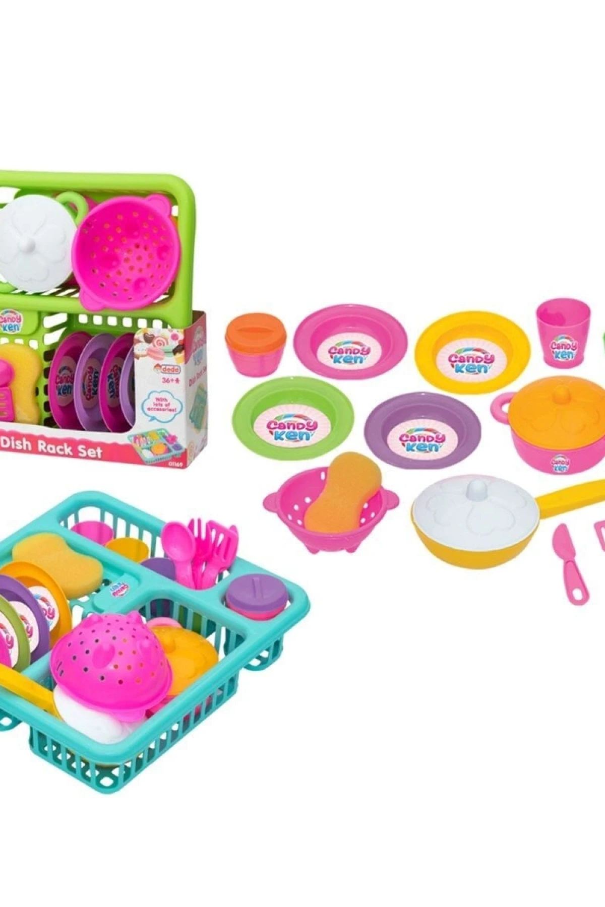 01169 Candy Bulaşık Seti -Dede