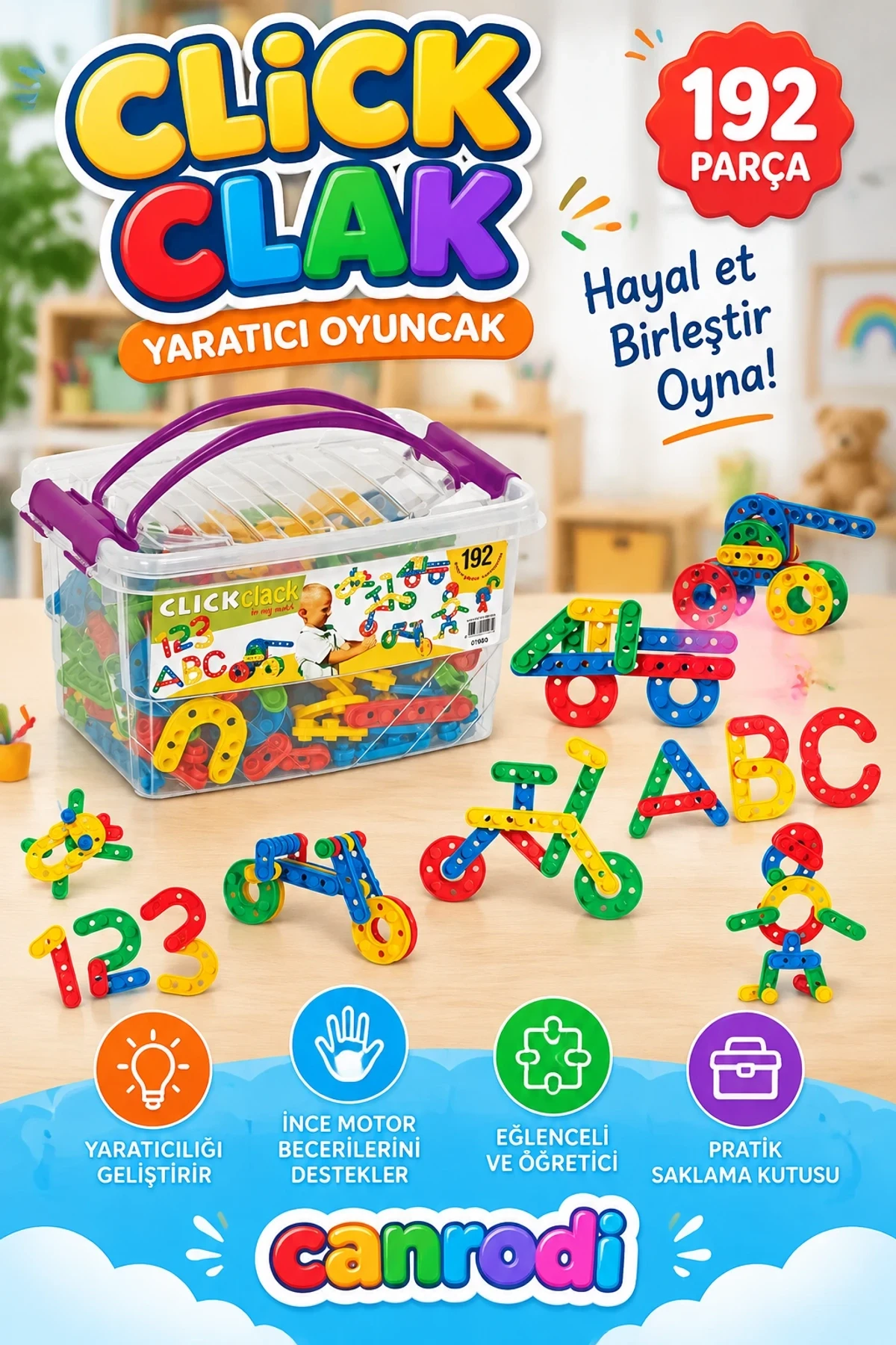 01903 CLICK CLAK BOX (192PCS)