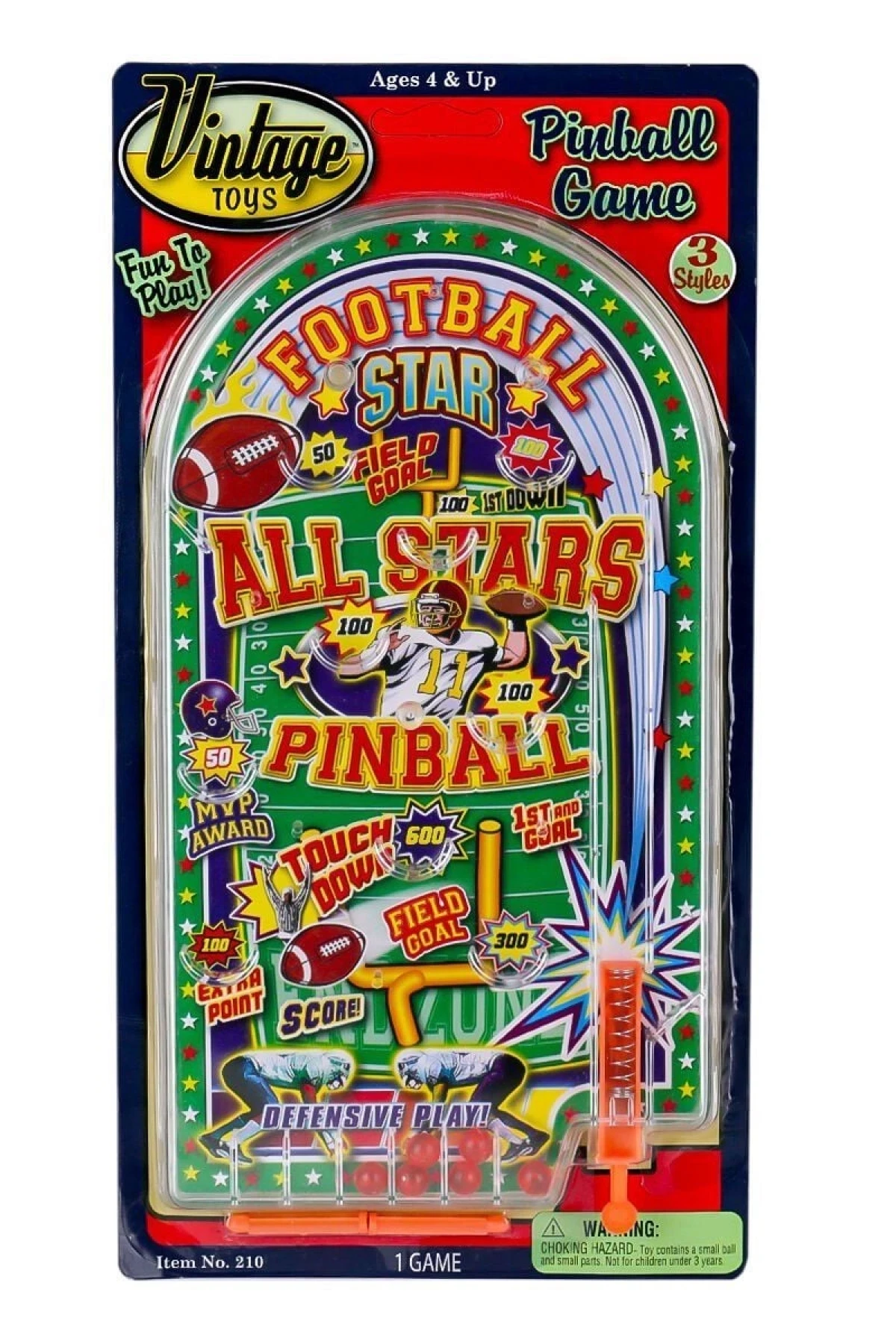0210 Vintage Pinball Game -Sunman