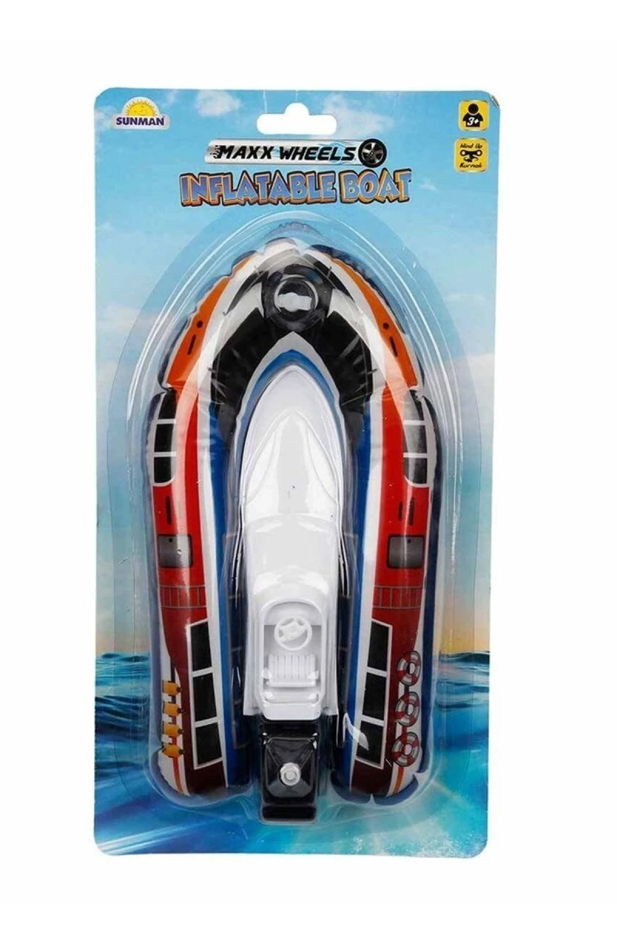 02550 Maxx Wheels Şişirilebilen Kurmalı Bot 26 cm.