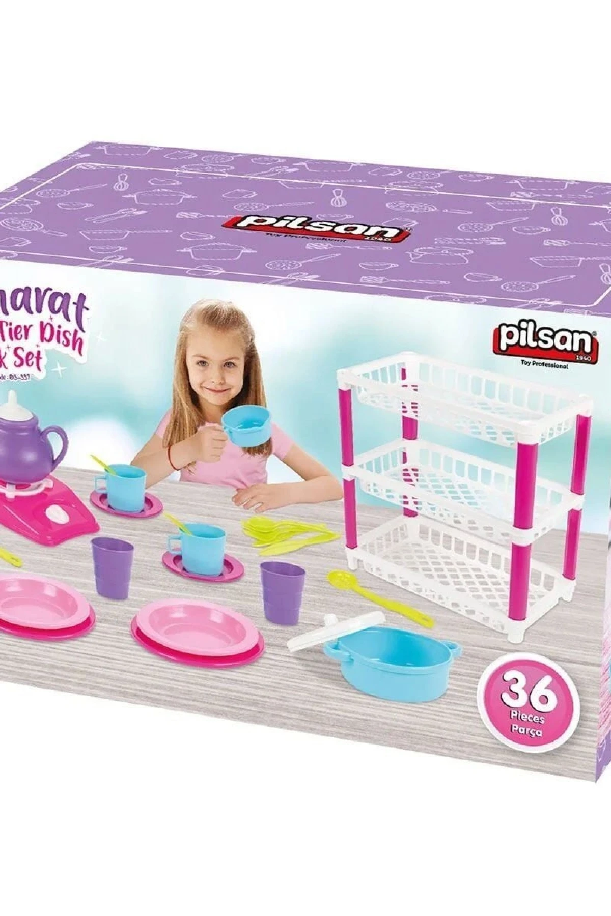 03 337 Pilsan 3 Katlı Hamarat  Mutfak Seti