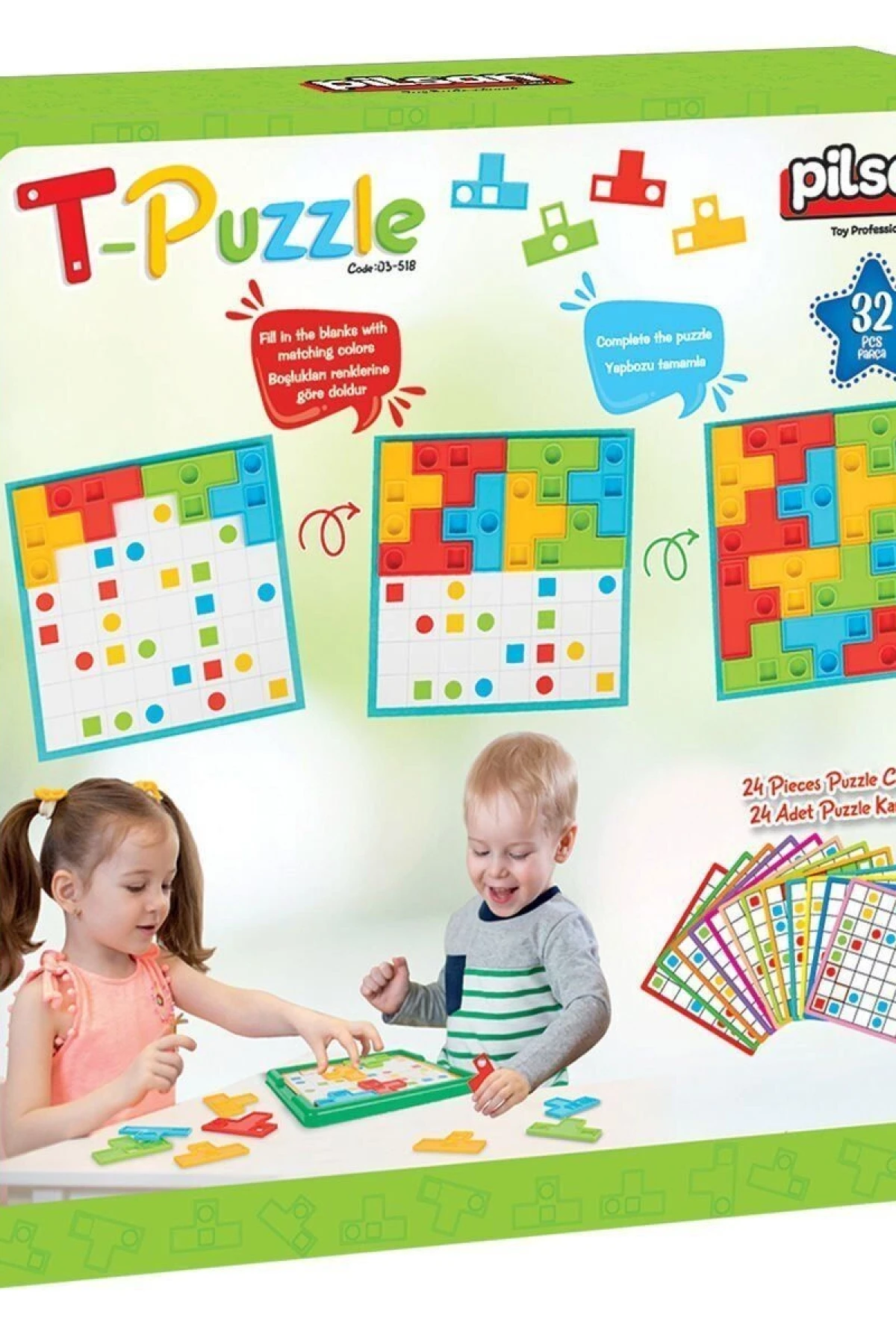 03 518 T PUZZLE 32 PARÇA
