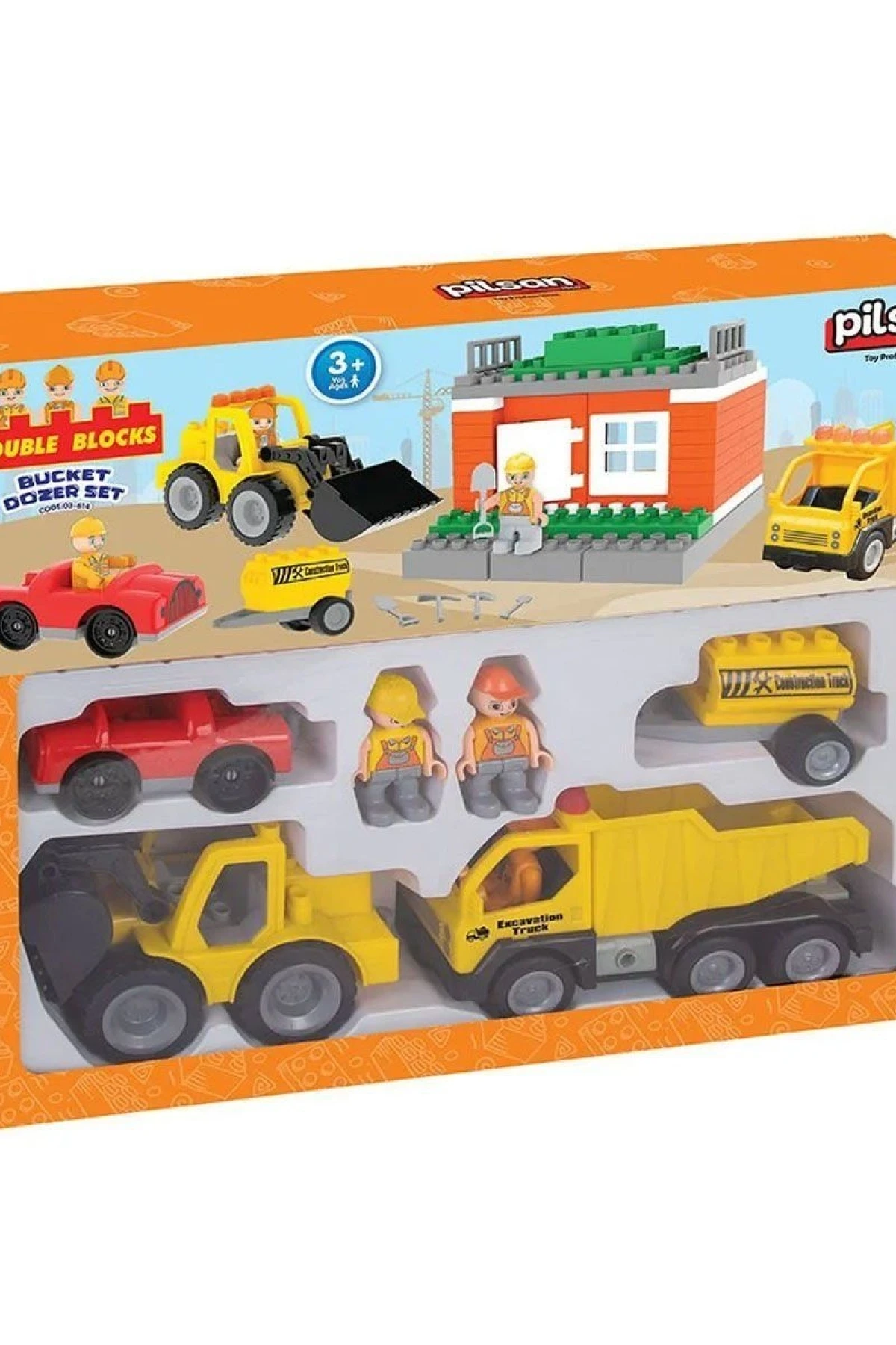 03 614 Pilsan Double Bloklar Kepçeli Dozer