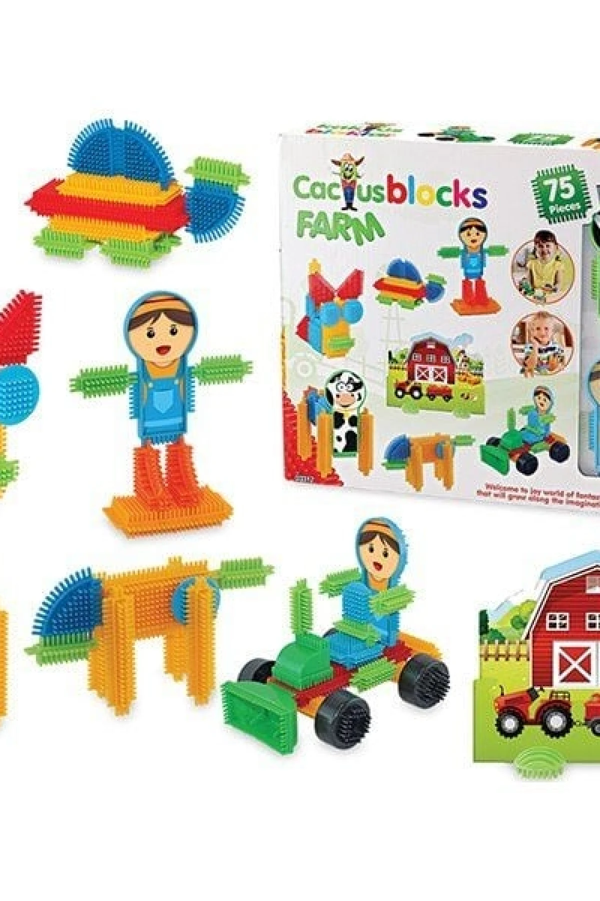 03312 KAKTÜS BLOKLAR ÇİFTLİK 75PCS