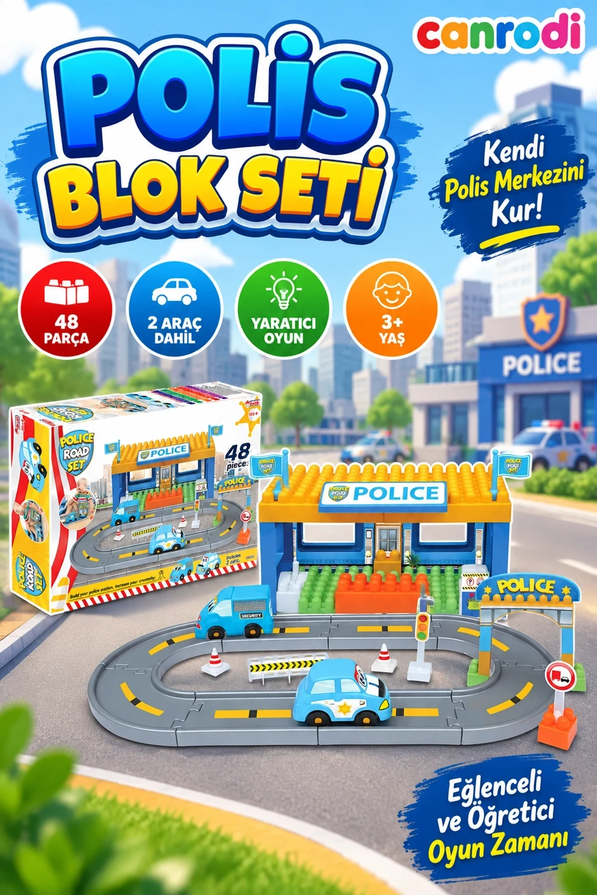 03322 Polis Blok Seti -Dede
