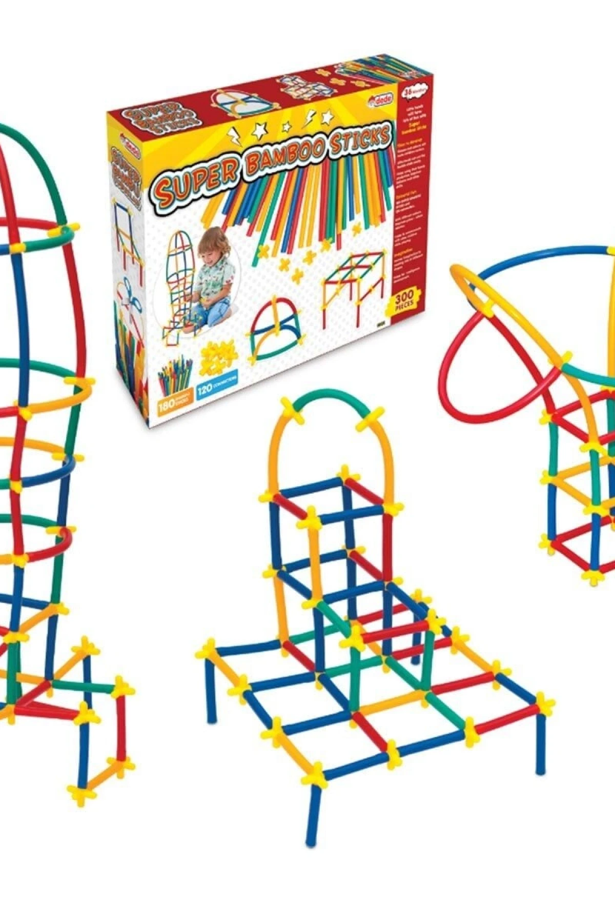 03462 Dede, Süper Bambu Çubuklar - 300 Parça / +3 yaş