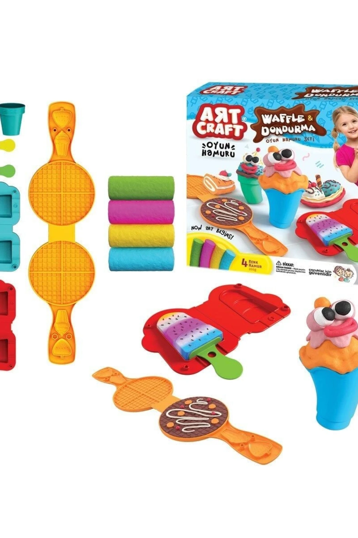 03556 WAFFLE-DONDURMA HAMUR SET 200GR