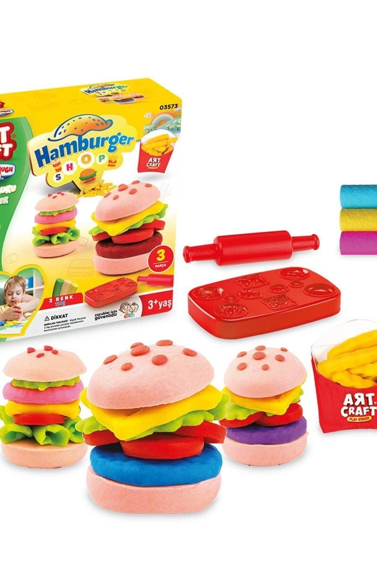 03573 HAMBURGER SET OYUN HAMURU 150 GR.