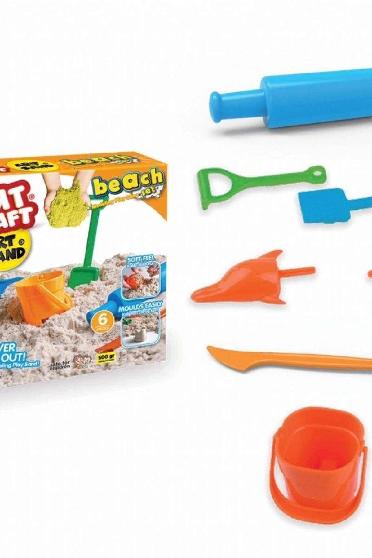 03647 500GR PLAJ KUM SET ART STAND