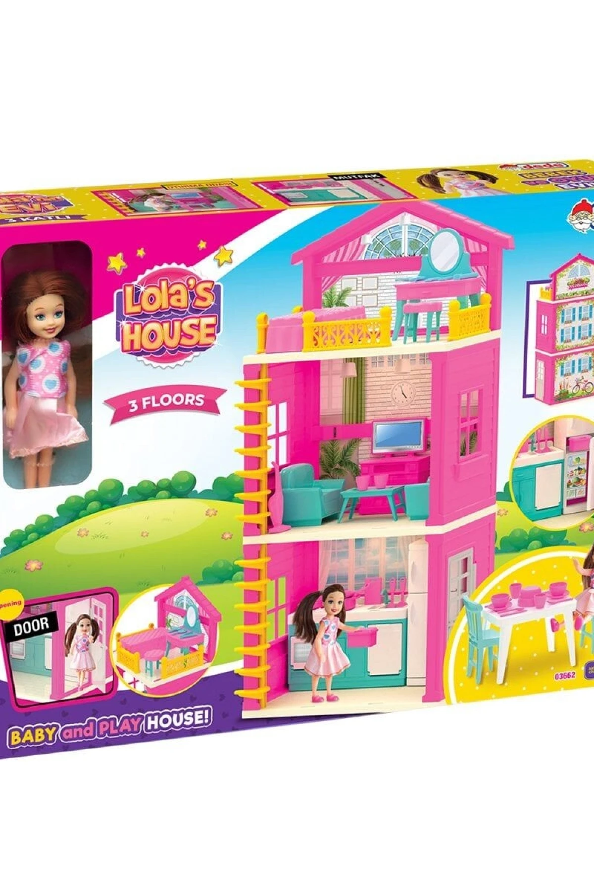 03662 LOLA NIN EVİ 3 KATLI