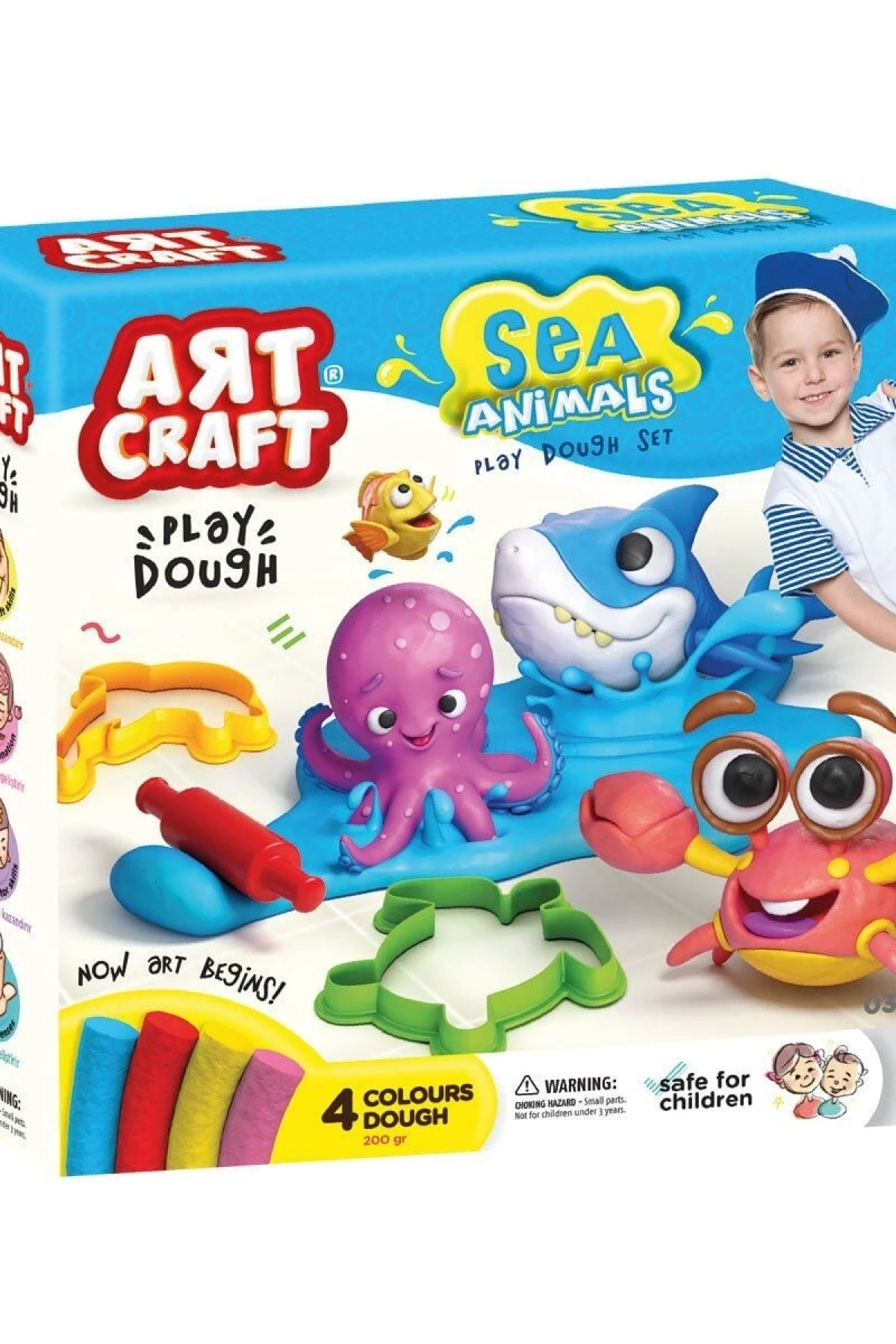 03684 Art Craft Deniz Hayvanları Hamur Set 200 gr