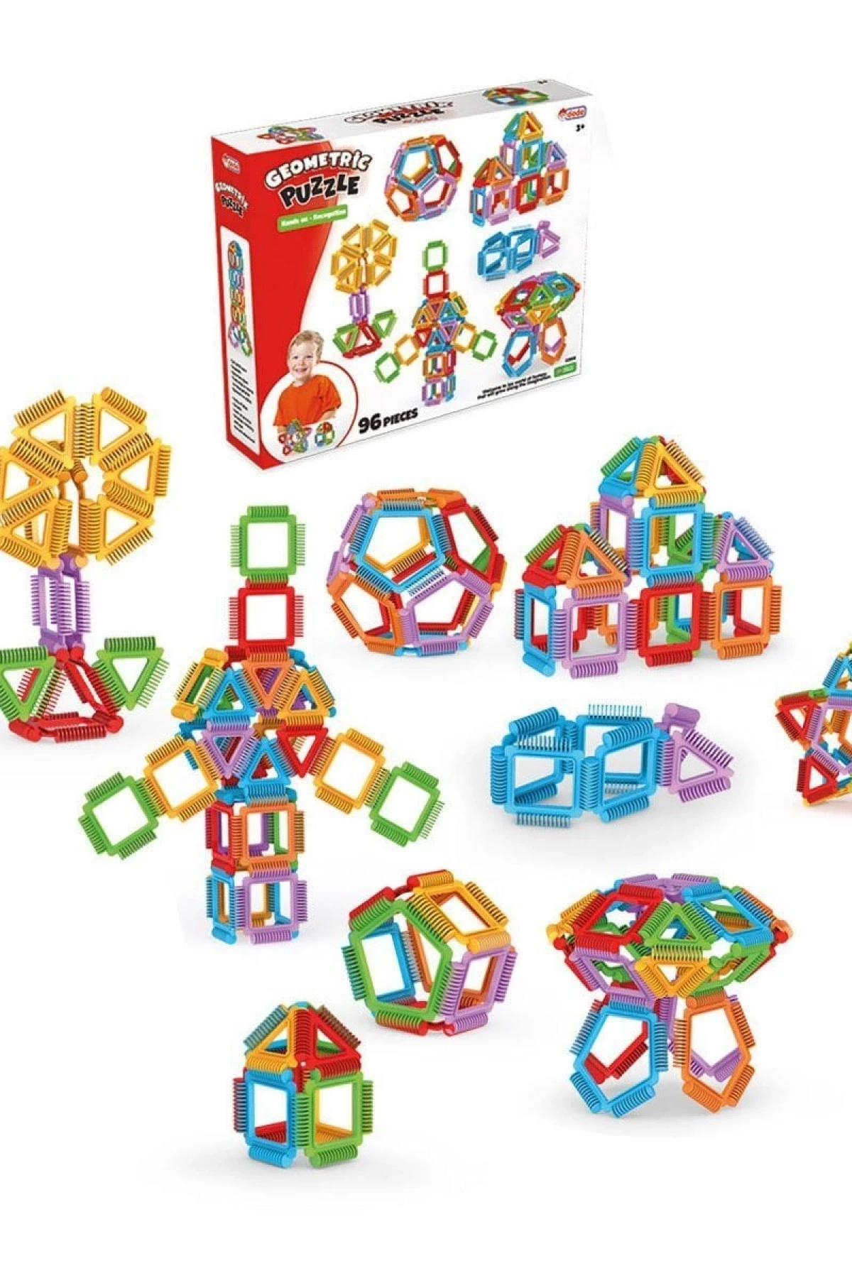03895 GEOMETRİK PUZZLE 64 PRÇ