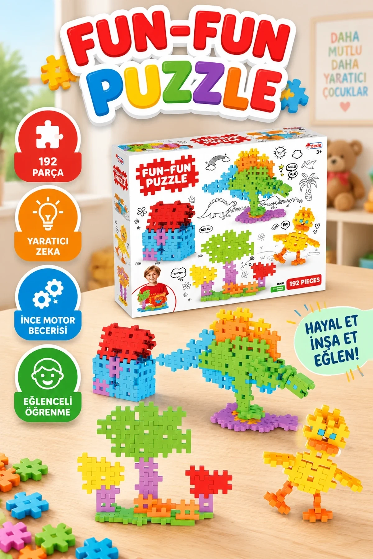 03906 FUN FUN PUZZLE 192 PRÇ