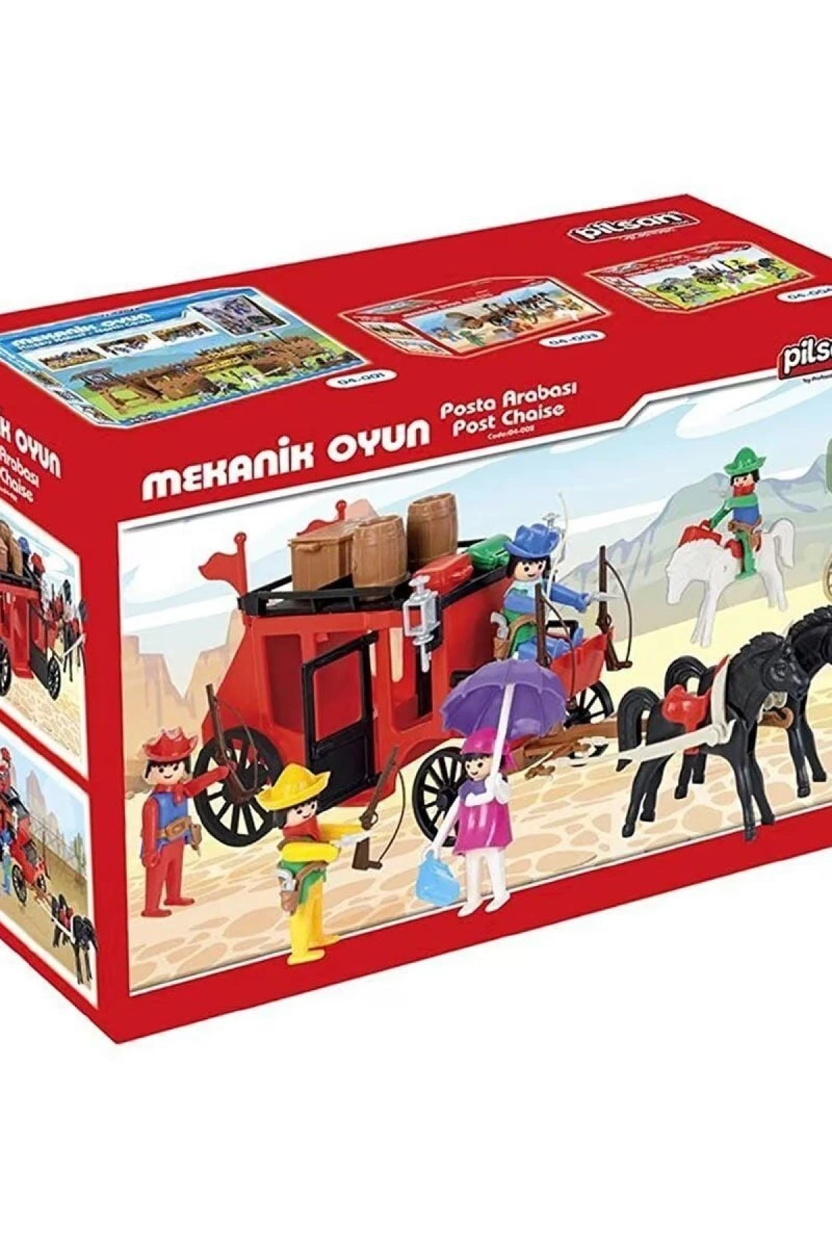 04 002 Mini Mekanik Seri 2 Posta Arabası -Pilsan