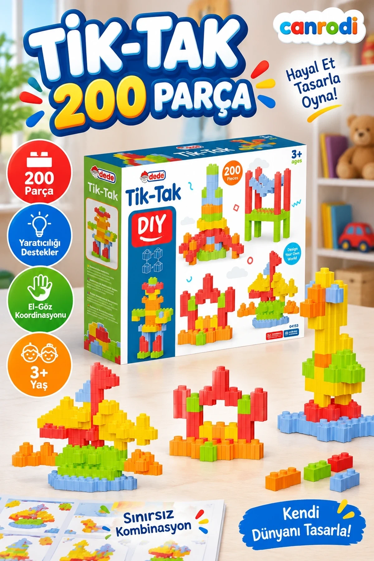 04153 TİK-TAK 200 PRÇ
