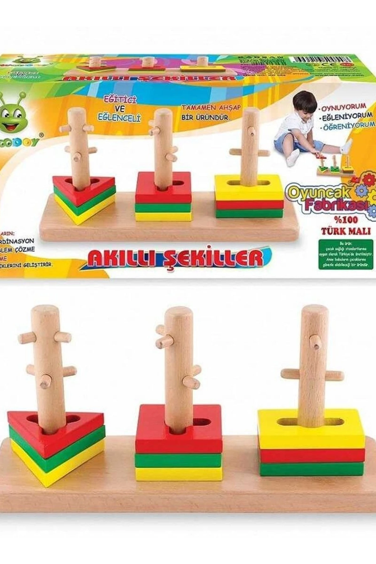 054KR Karsan Ahşap Akıllı Şekiller
