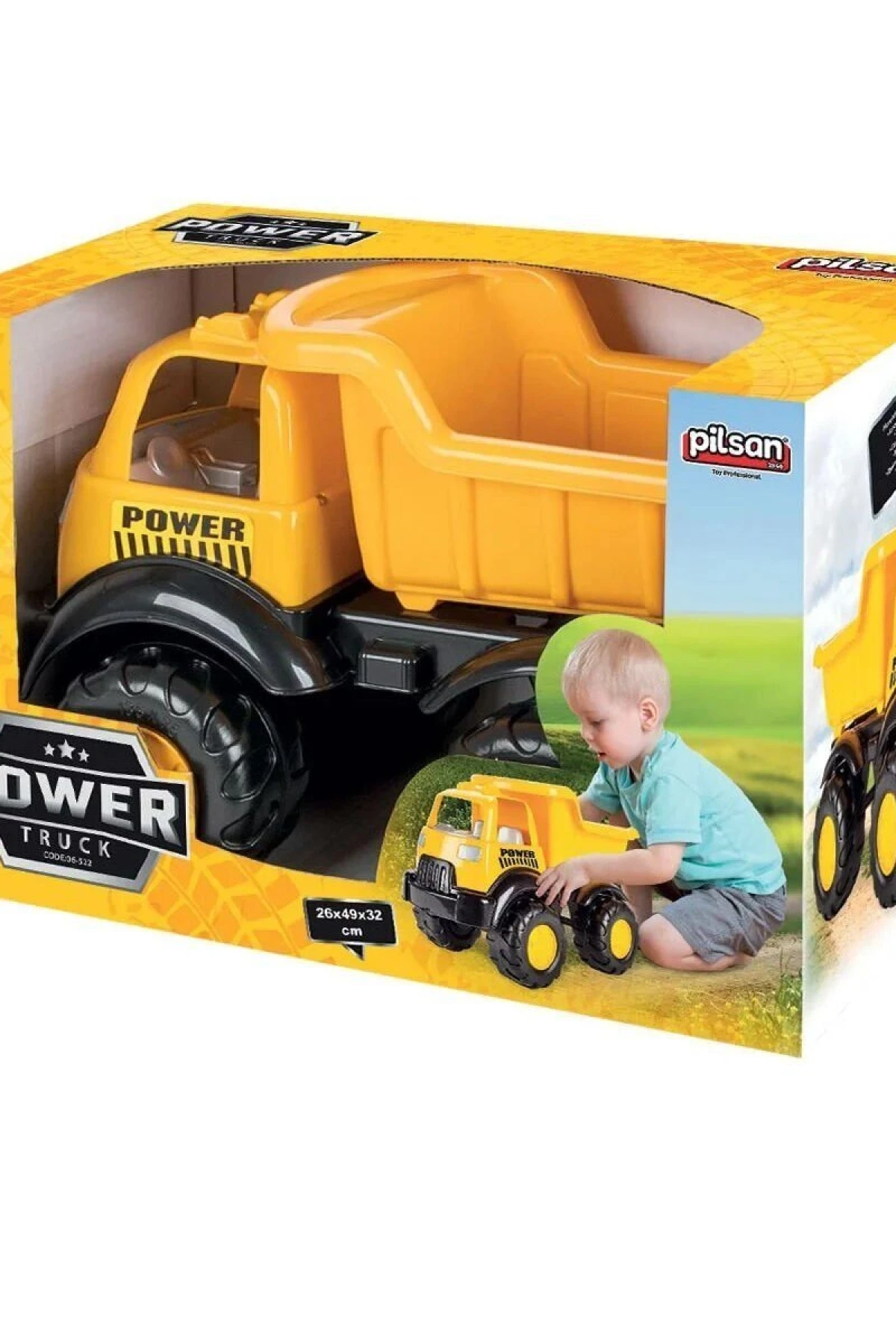 06 522 Power Kamyon Sarı -Pilsan