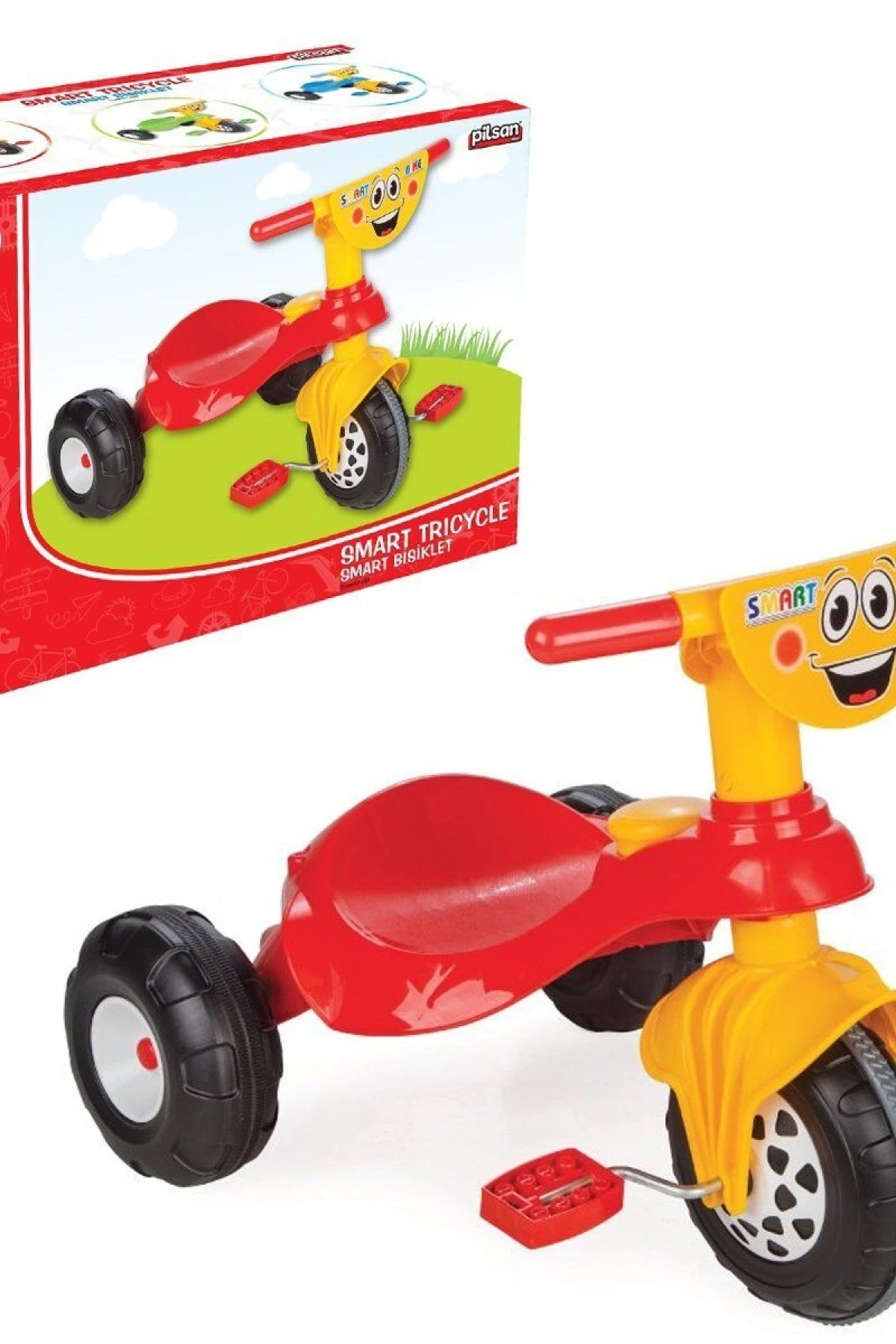 07 132 Pilsan Smart Bisiklet Kırmızı