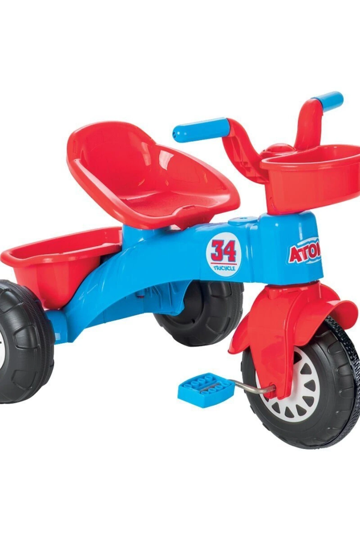 07 169 ATOM BİSİKLET MAVİ KIRMIZI FLEXO