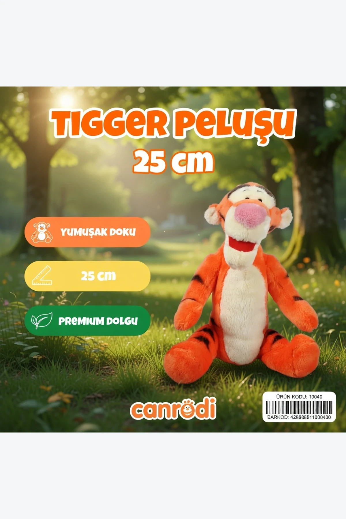 10040 Tigger Core Peluş 25 cm