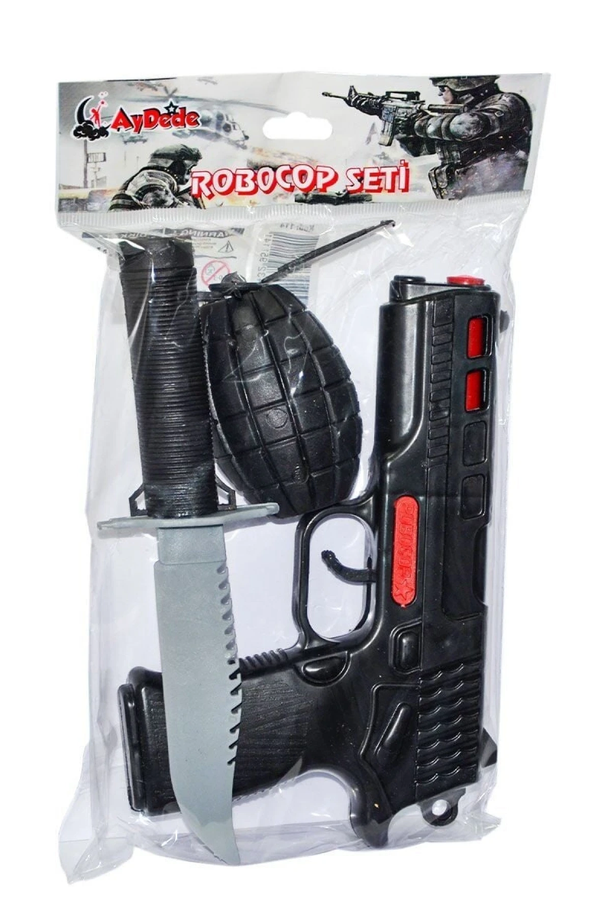 114 Robocop Silah Oyun Seti -Aydede