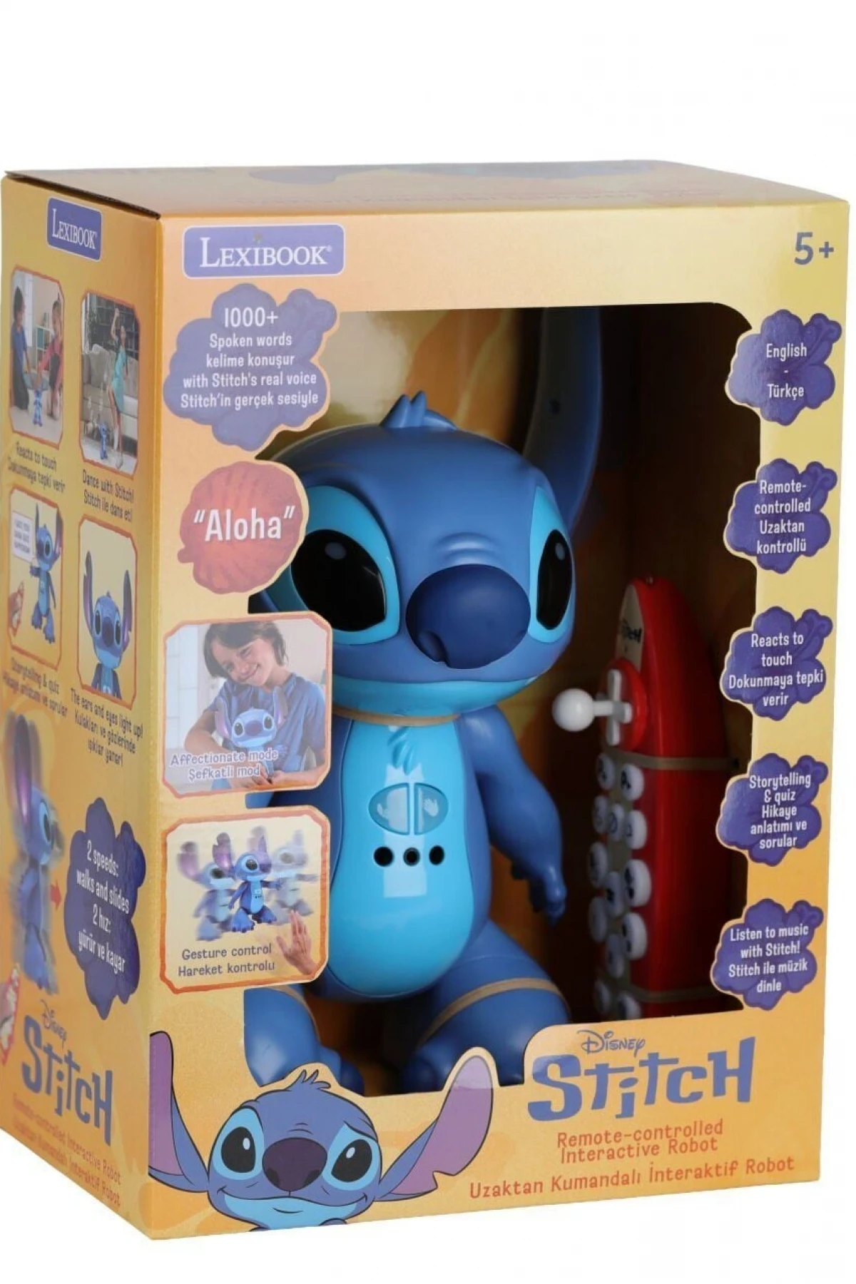 11804 SUN-LEX-R-C ROBOT STITCH İNTERAKTİF SESLİ IŞIKLI STCH