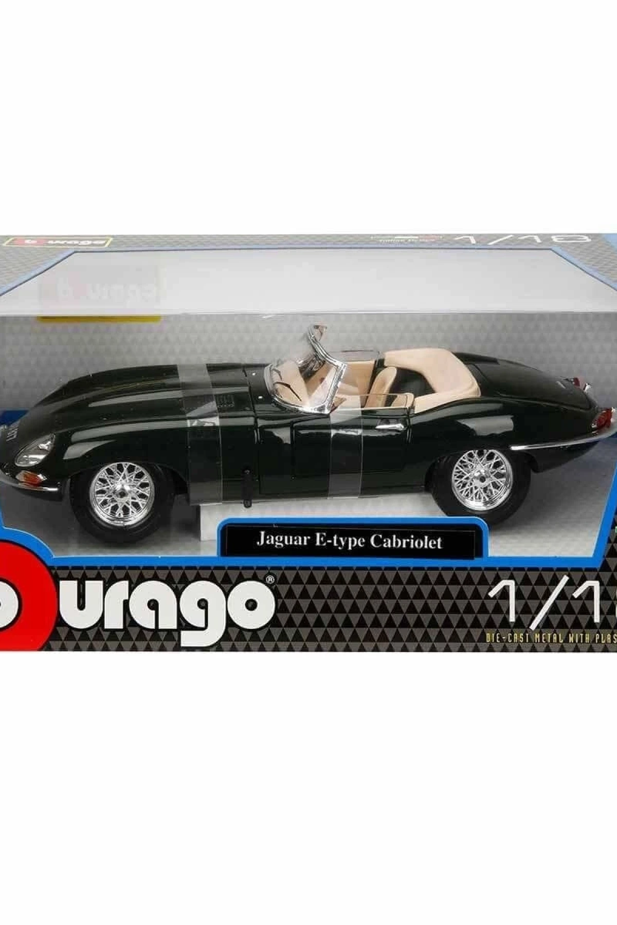 12046 1:18 Jaguar E Cabriolet 1961 Model Araba -Sunman