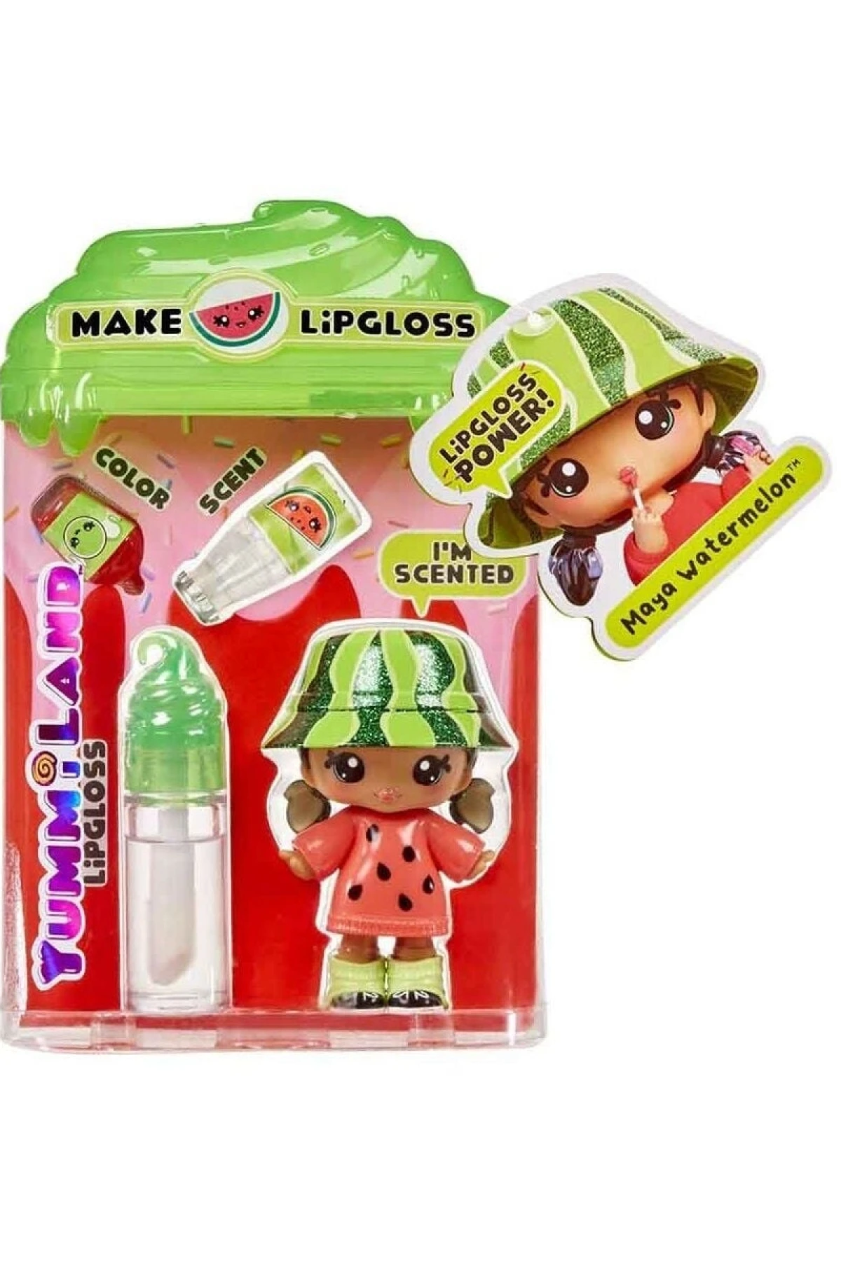 120780 Yummiland Maya Watermelon Bebeği ve Dudak Parlatıcısı