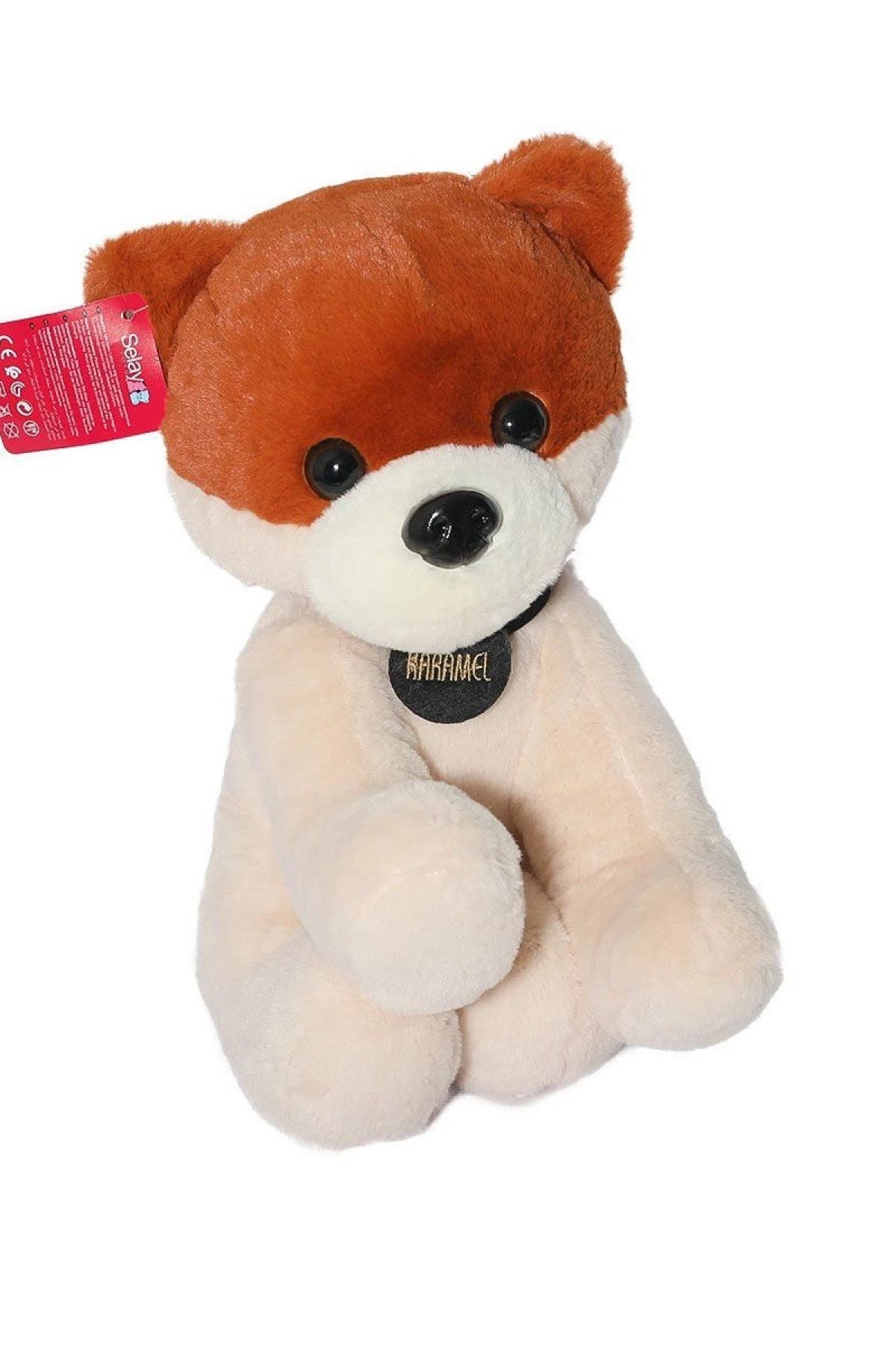 1397 KARAMEL KÖPEK 30 CM EKRU