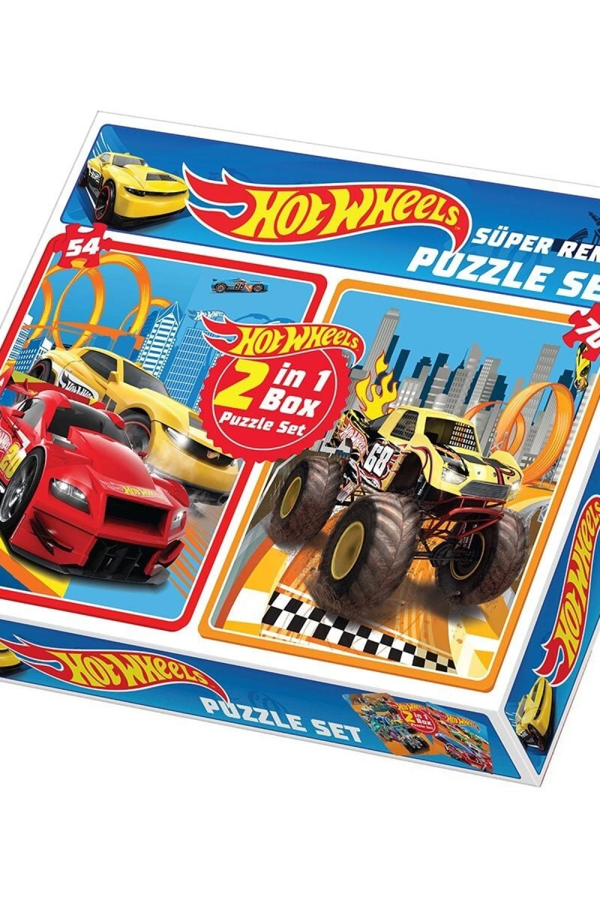 1535 HOT WHEELS  2İN1 PUZZLE