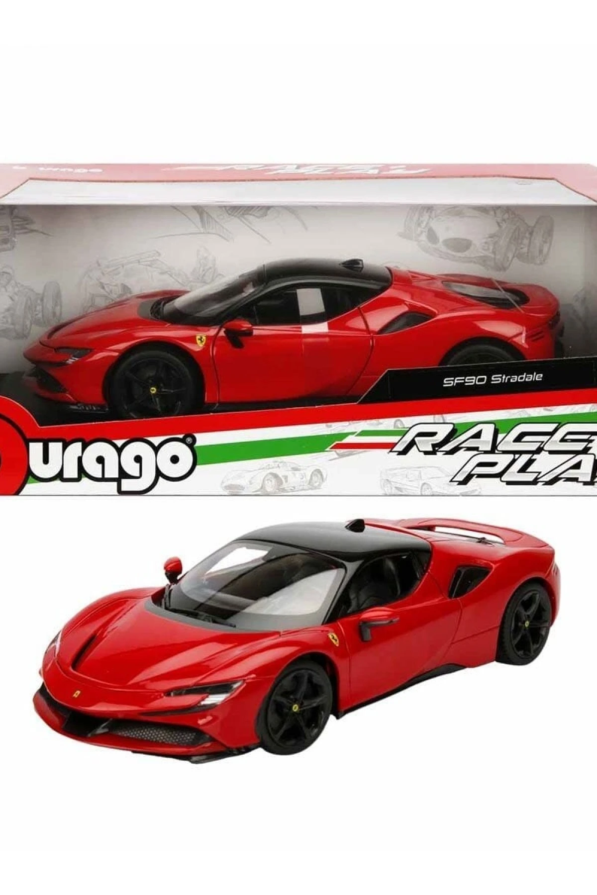 16015 1:18 Ferrari SF90 Stradale Model Araba -Sunman