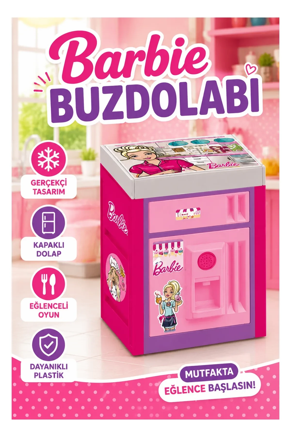 1613 BARBİE BUZDOLABI