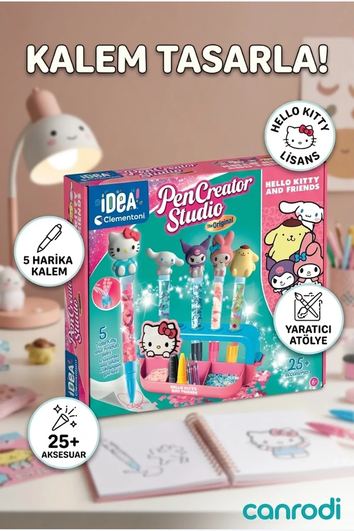18276 Idea Clemetoni  - Kalem Tasarım Stüdyosu Hello Kitty