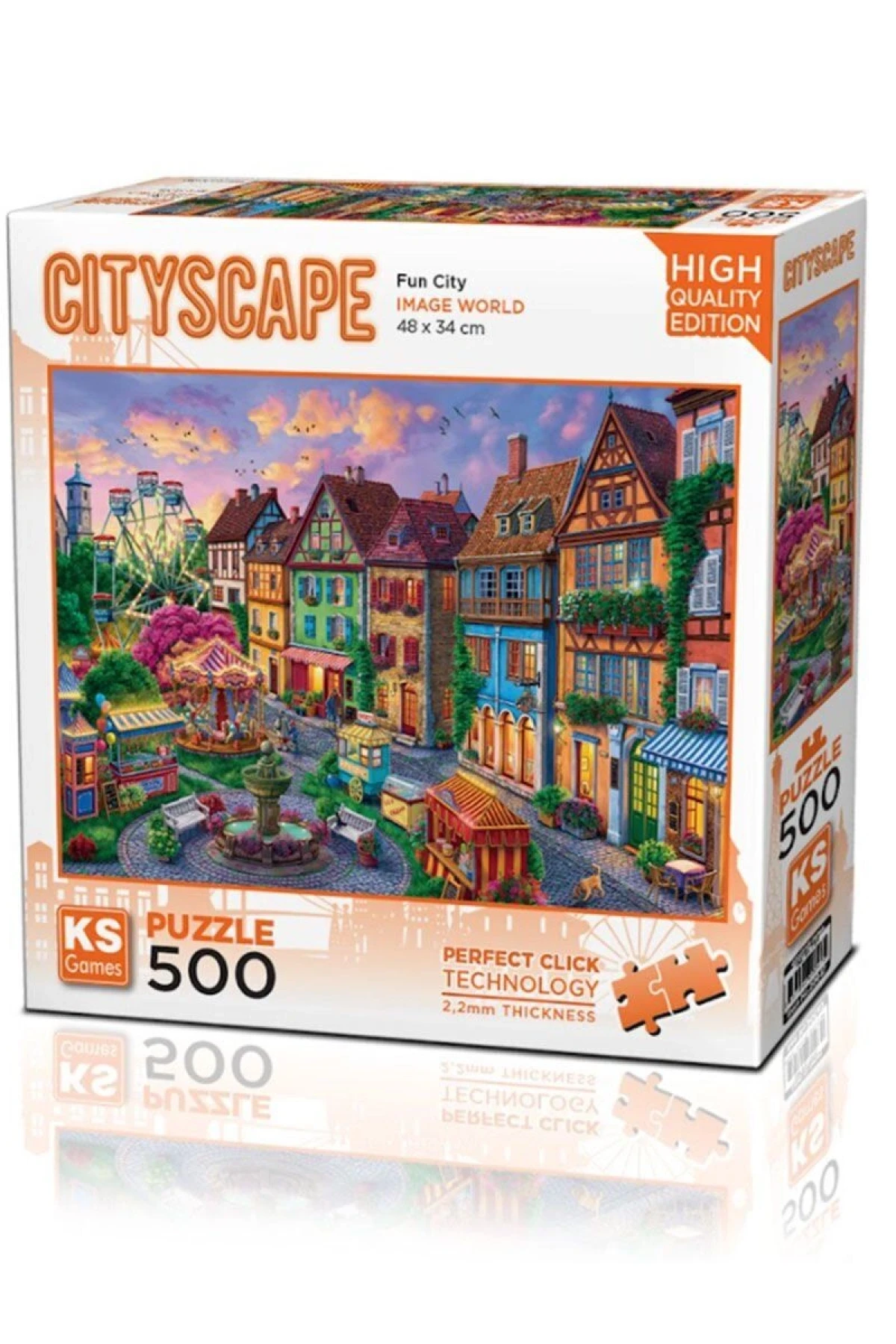 20047 Fun City 500 Parça Puzzle -KS