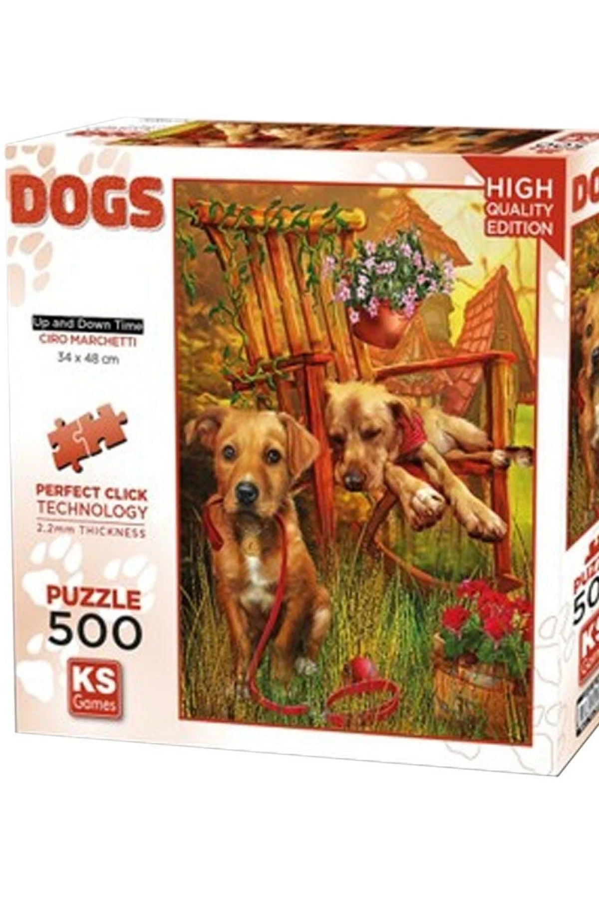20067 Up And Down Time 500 Parça Puzzle -KS Puzzle