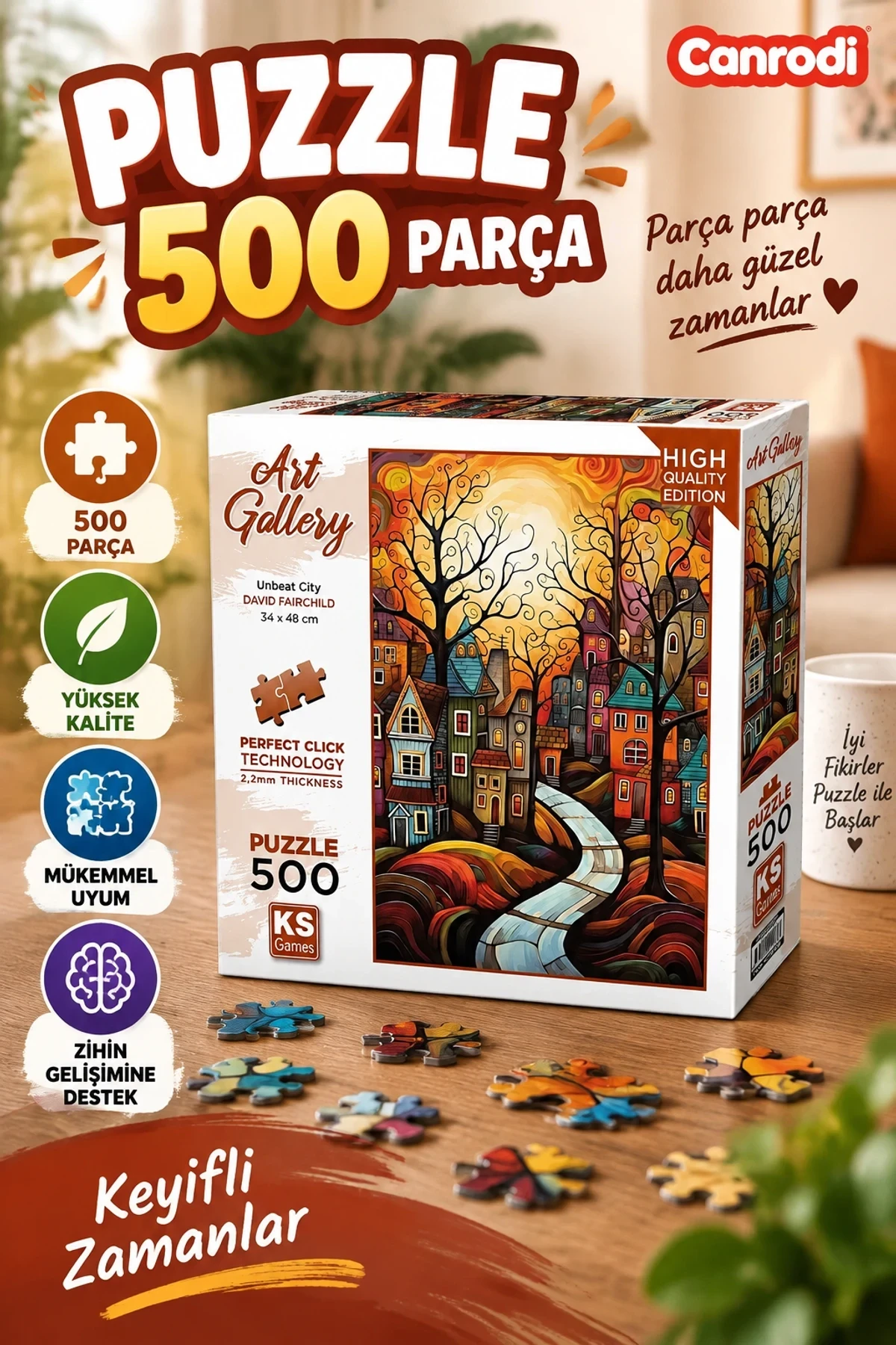 20076 PUZZLE 500 HOUSES