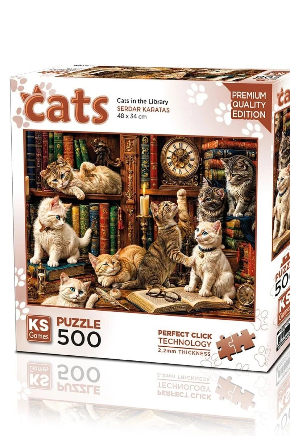 20090 PUZZLE 500 CATS İN THE LİBRARY