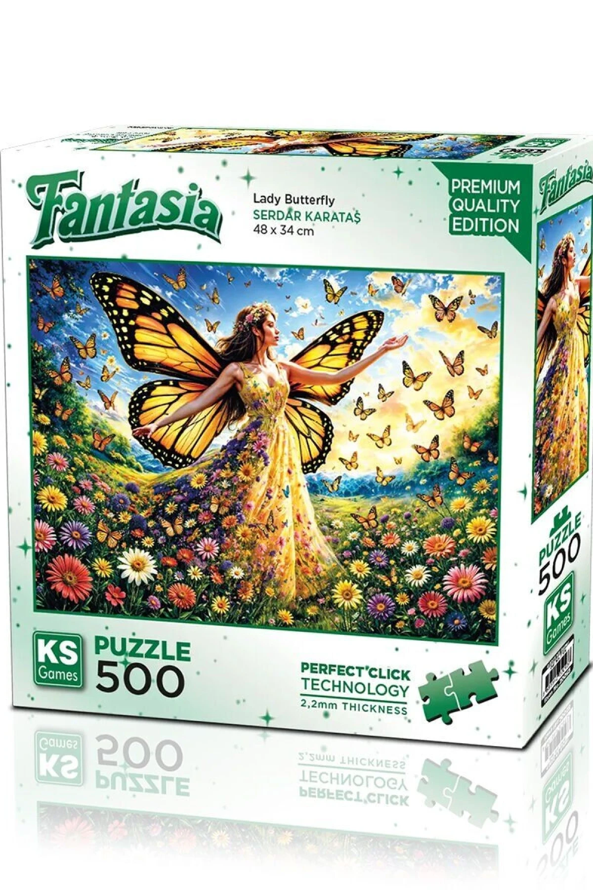 20093 PUZZLE 500 LADY BUTTERFLY