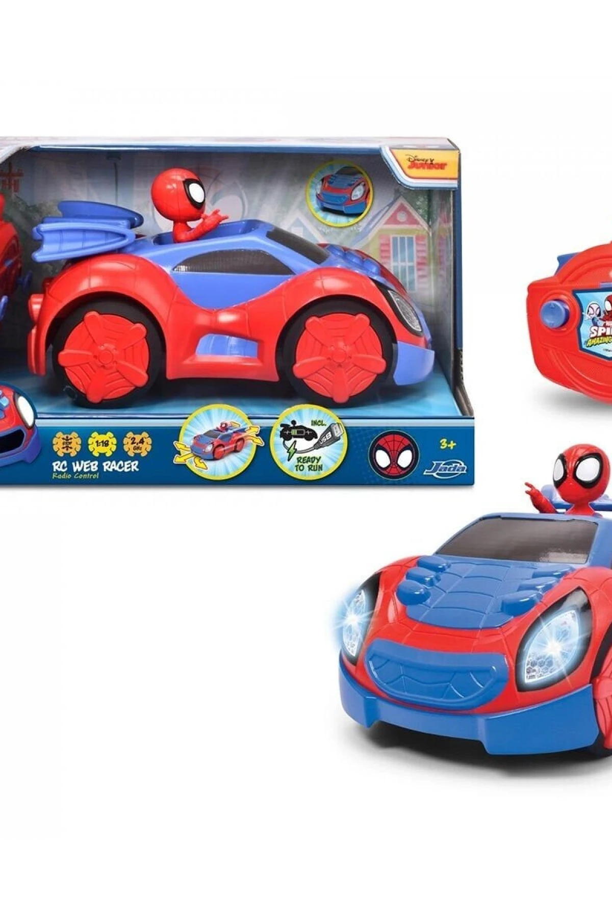 203225000 RC SPİDEY WEB RACER 1 18