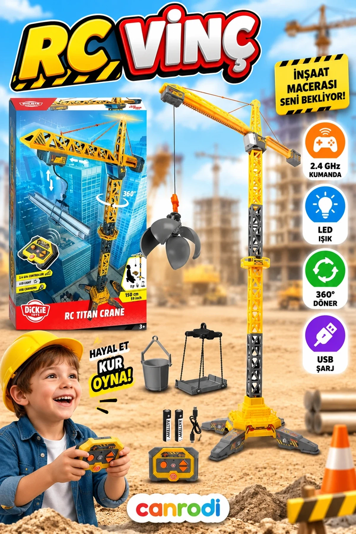 203729025 RC Titan Crane