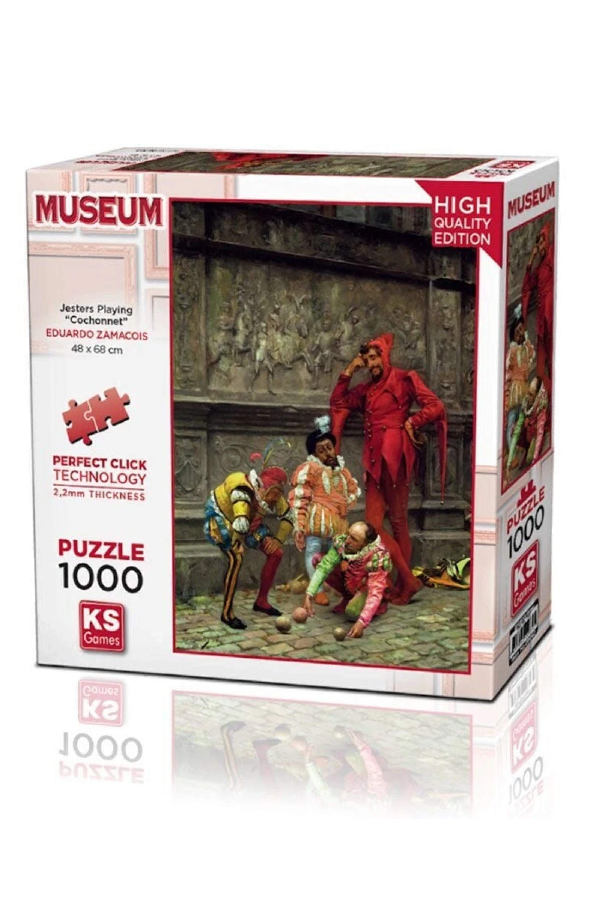 20662 Jesters Playing Cochonnet 1000 Parça Puzzle -KS Puzzle