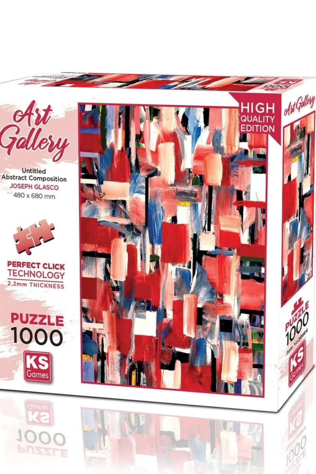 20664 Untitled Abstract Composition 1000 Parça Puzzle